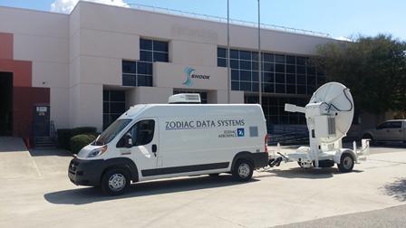 Zodiac Data Systems - Air Transportable Satellite Trailer
