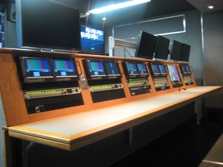 Mobile Production Truck - Interior Control Room