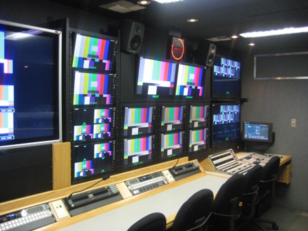 Mobile Production Truck - Interior Control Room