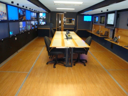 Mobile Command & Control Trailer - Interior