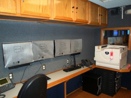 Mobile Command & Control Trailer - Interior