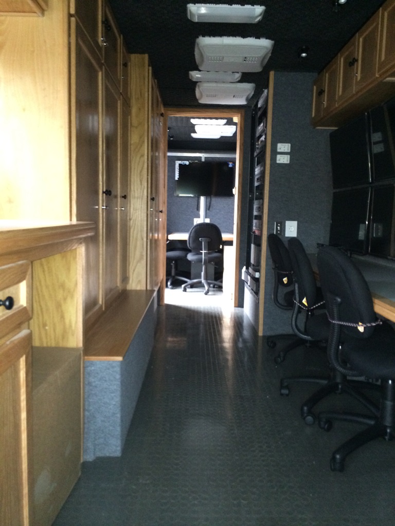 Mobile Command Center Step Van - Interior