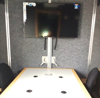 Mobile Command Center Step Van - Interior Monitor